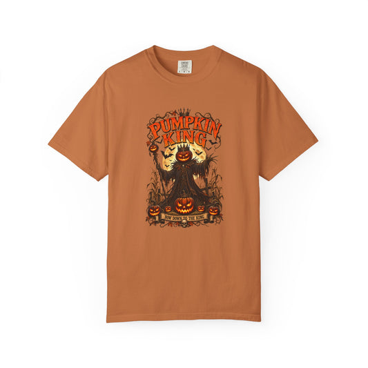 Pumpkin King spooky pumpkin monster T-shirt | Halloween jack-o'-lantern tee