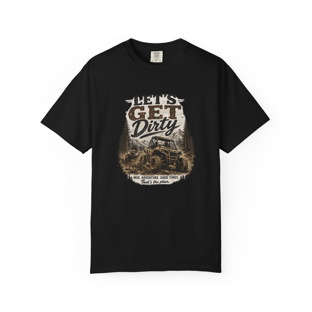 Let's Get Dirty Off-Road T-Shirt – Adventure Truck 4x4 Graphic Tee