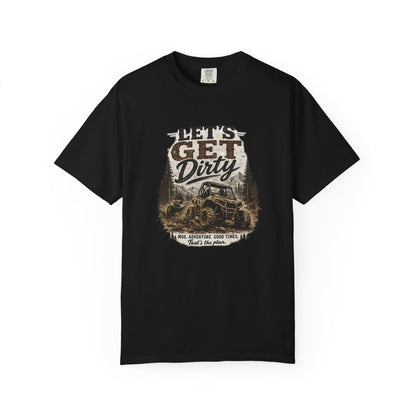Let's Get Dirty Off-Road T-Shirt – Adventure Truck 4x4 Graphic Tee