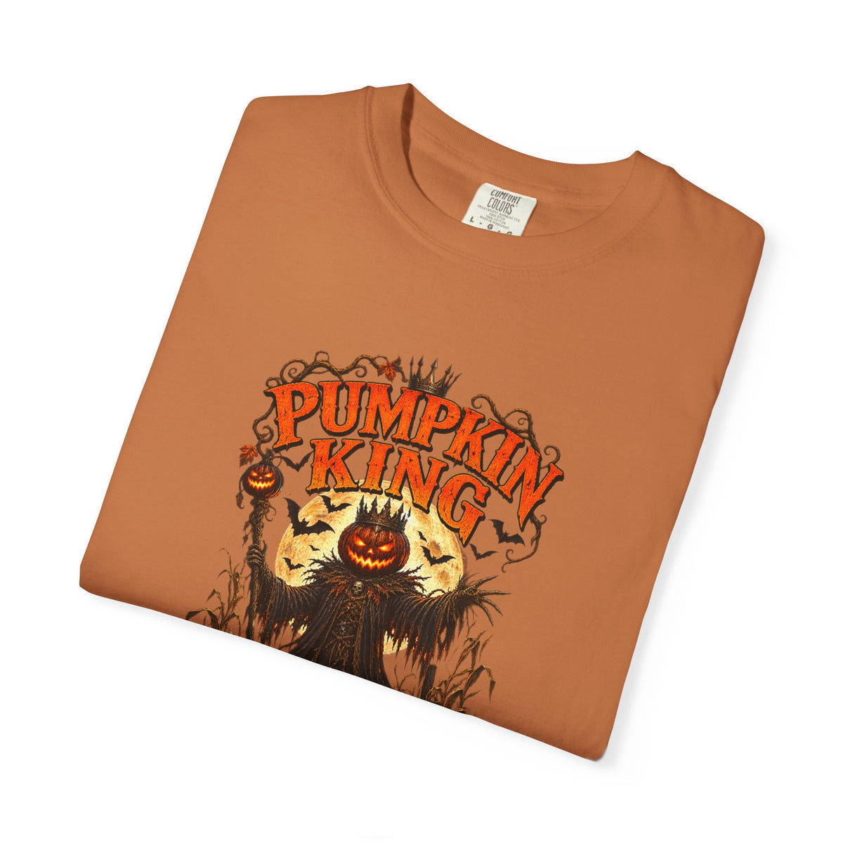 Pumpkin King spooky pumpkin monster T-shirt | Halloween jack-o'-lantern tee