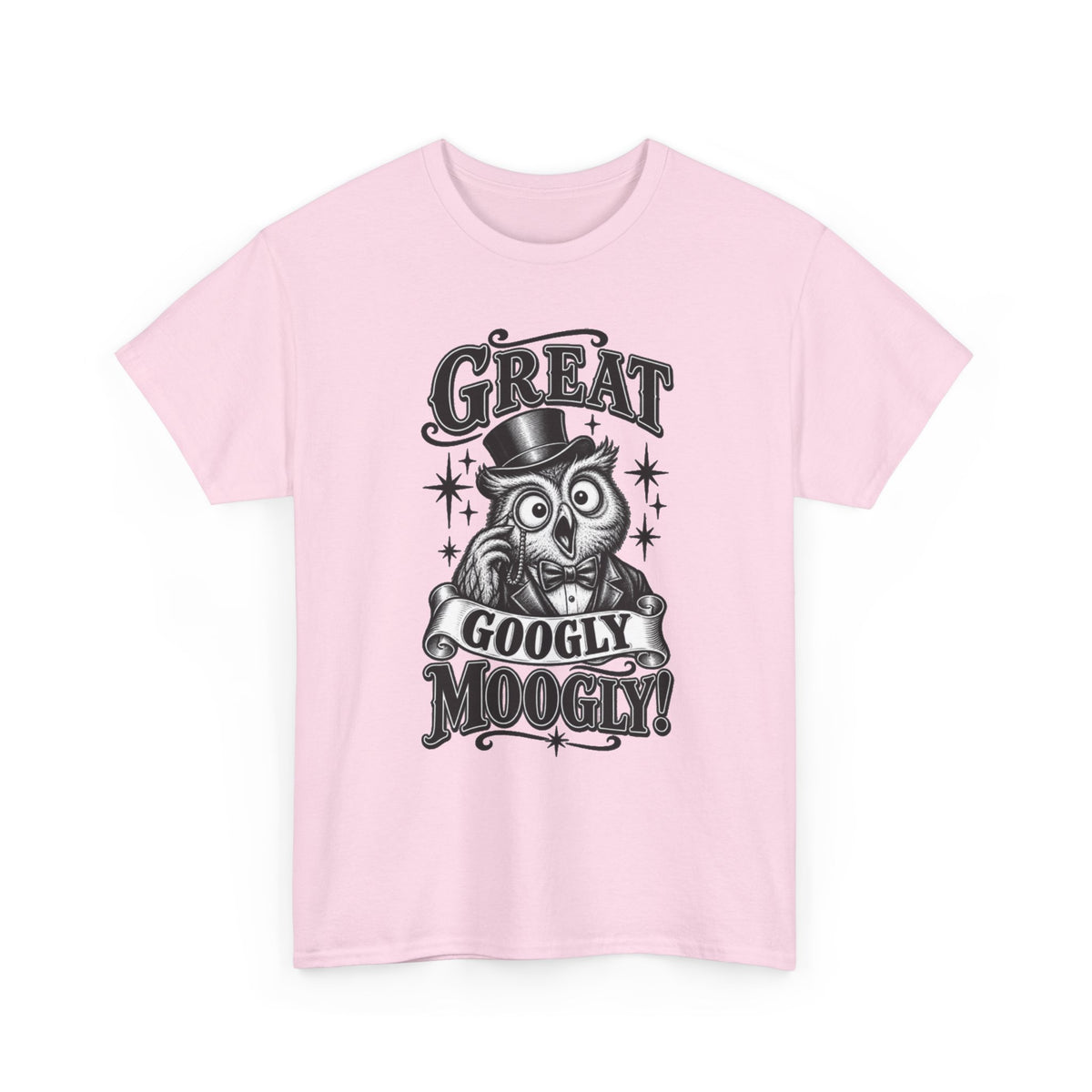 T-Shirt — Vintage Owl 'Great Googly Moogly!' Graphic Tee
