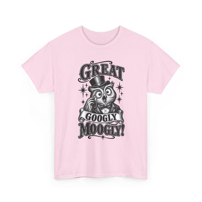 T-Shirt — Vintage Owl 'Great Googly Moogly!' Graphic Tee
