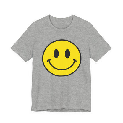 Smiley Face Graphic Tee — Retro Yellow Happy Face T‑Shirt