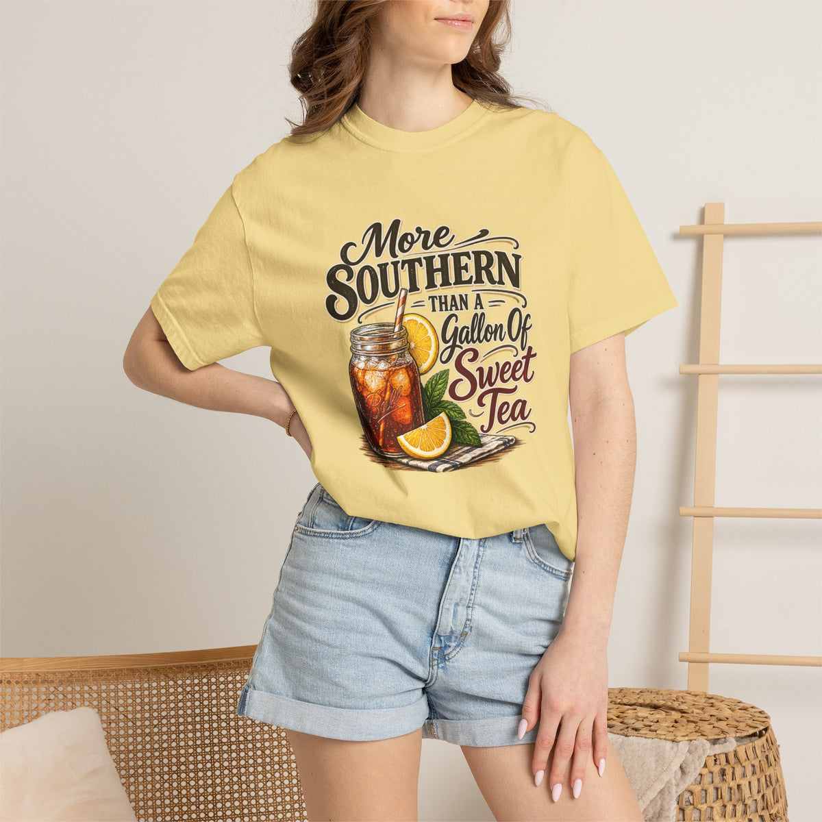 Southern Sweet Tea T-Shirt — "More Southern Than a Gallon of Sweet Tea" Graphic Tee
