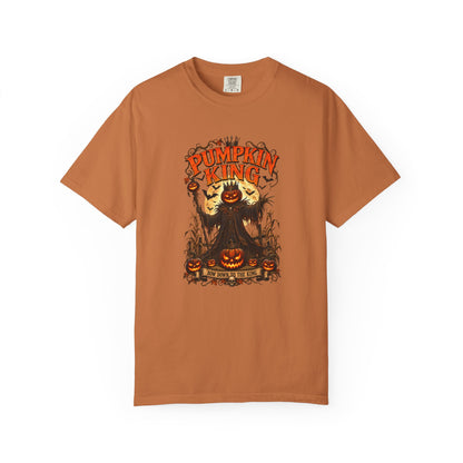 Pumpkin King spooky pumpkin monster T-shirt | Halloween jack-o'-lantern tee