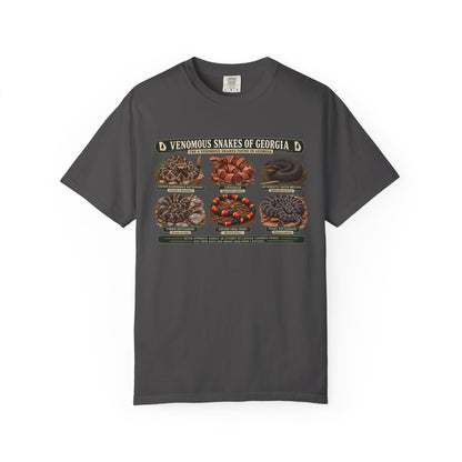 Venomous Snakes of Georgia T-shirt | Snake Identification Chart