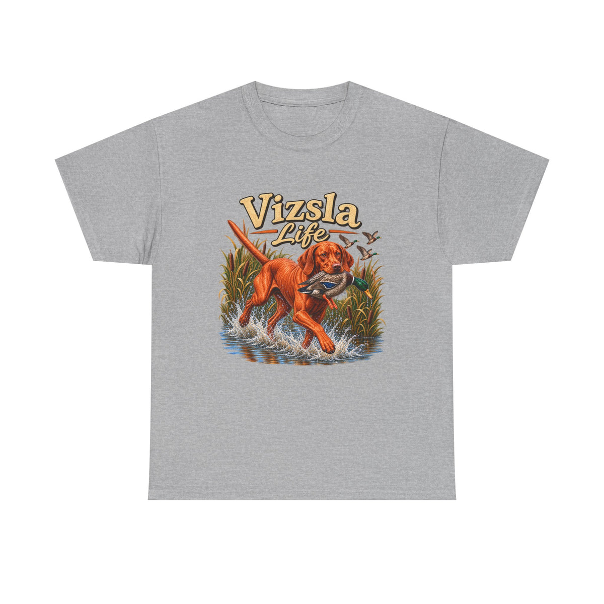 Vizsla Life T-Shirt — Vintage Retriever Graphic Tee for Dog Lovers