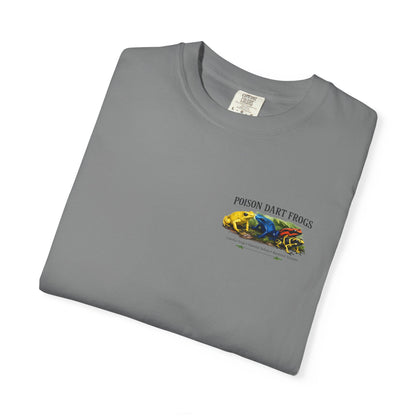Poison Dart Frogs T-shirt | Colorful Frog Illustration, Amphibian Species Chart