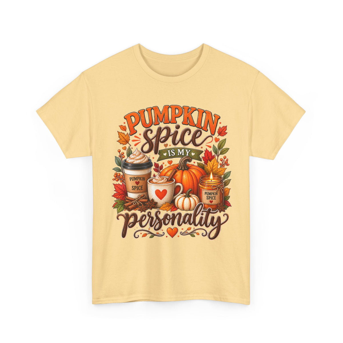 Pumpkin Spice Tee — "Pumpkin Spice Is My Personality" Fall T-Shirt