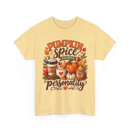 Pumpkin Spice Tee — "Pumpkin Spice Is My Personality" Fall T-Shirt