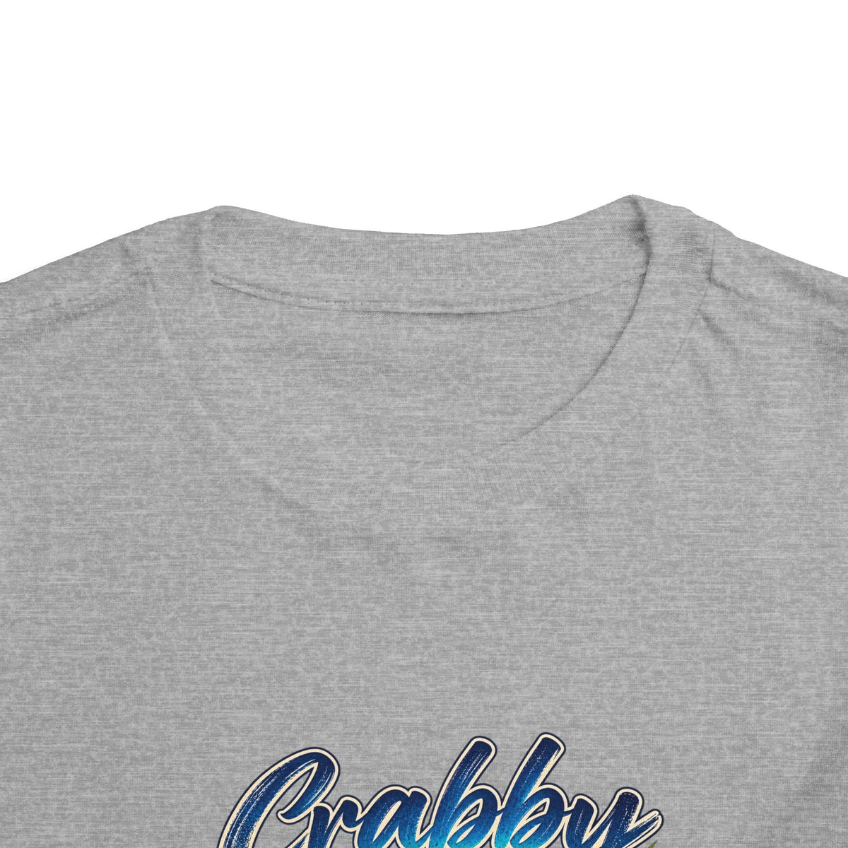 Crabby But Cute Toddler Tee – Cute Beach Crab Graphic Shirt for Kids