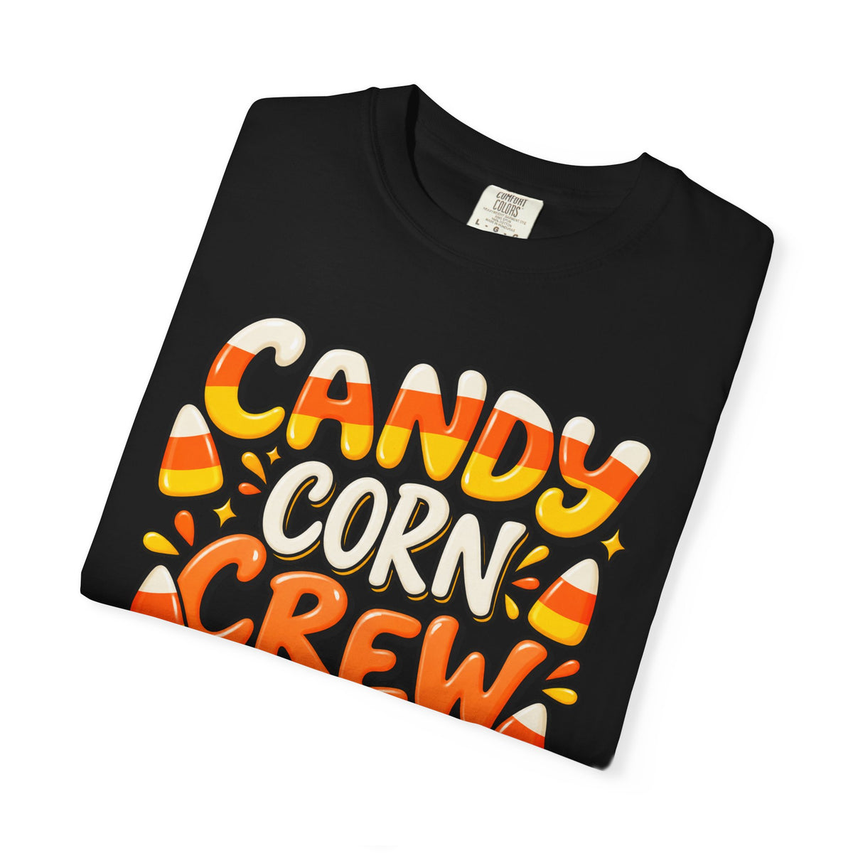 Candy Corn Crew T-Shirt — Cute Halloween Graphic Tee