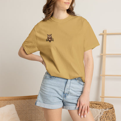 I Don’t Give a Hoot Owl T-Shirt — Funny Autumn Woodland Graphic Tee