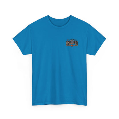 Spooky Rodeo Tee — Halloween Western Skull & Sunflower Graphic T-Shirt