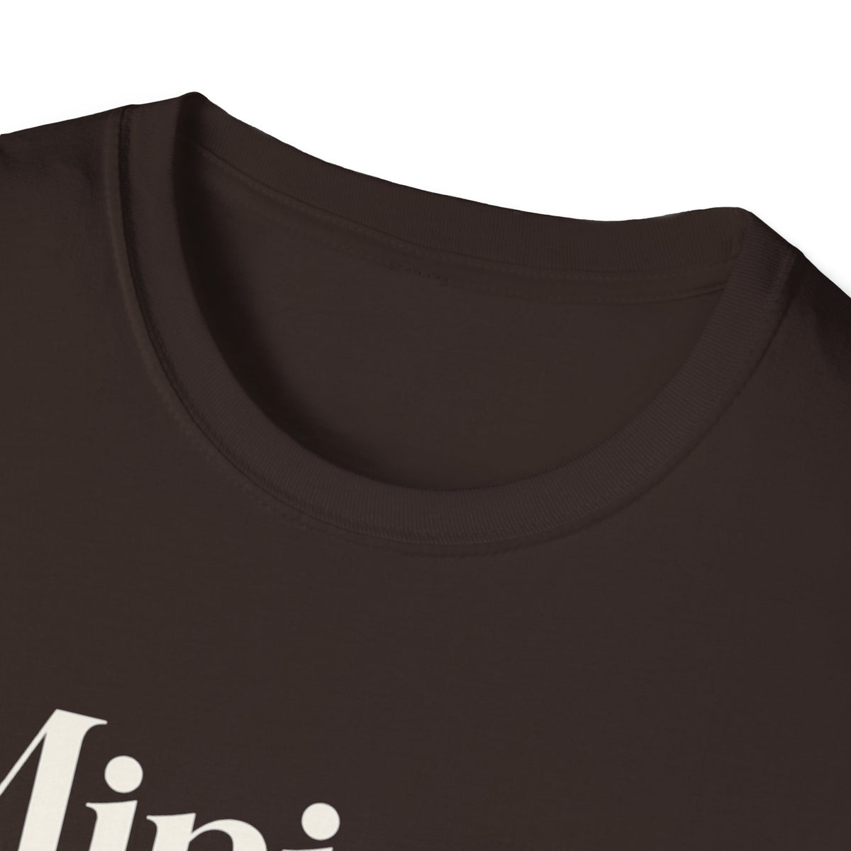 Minimal Effort T-Shirt — Subtle Pastel Text Casual Tee