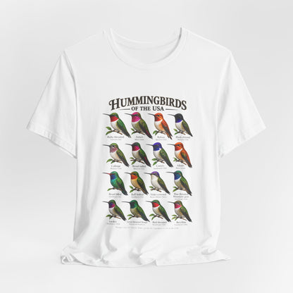 Hummingbirds of the USA Tee — Illustrated Guide T-Shirt