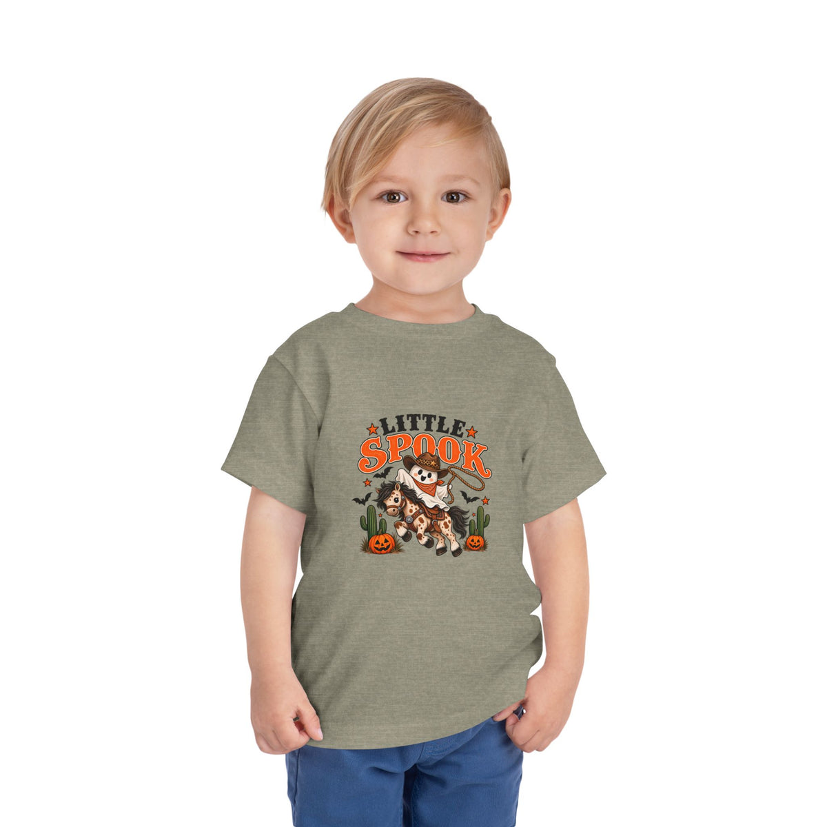 Toddler Tee — "Little Spook" Halloween Puppy Costume Shirt