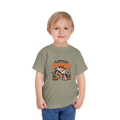 Toddler Tee — "Little Spook" Halloween Puppy Costume Shirt