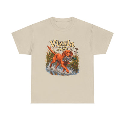 Vizsla Life T-Shirt — Vintage Retriever Graphic Tee for Dog Lovers