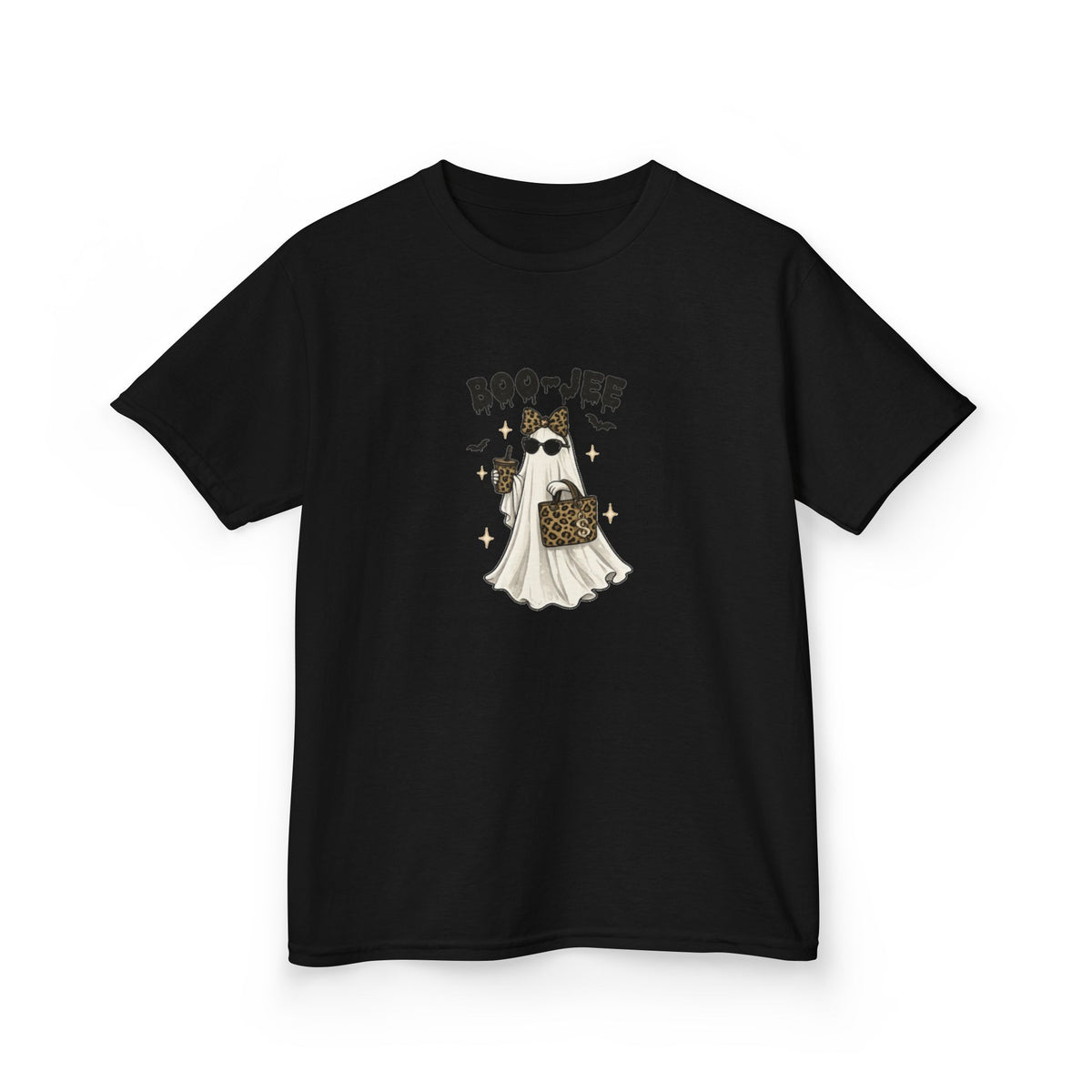 Kids Halloween 'Boo-Jee' Ghost Costume T‑Shirt — Cute Trick-or-Treat Tee