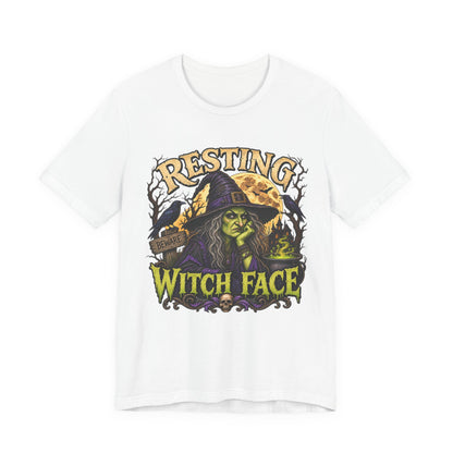 Resting Witch Face T-Shirt — Funny Halloween Witch Graphic Tee