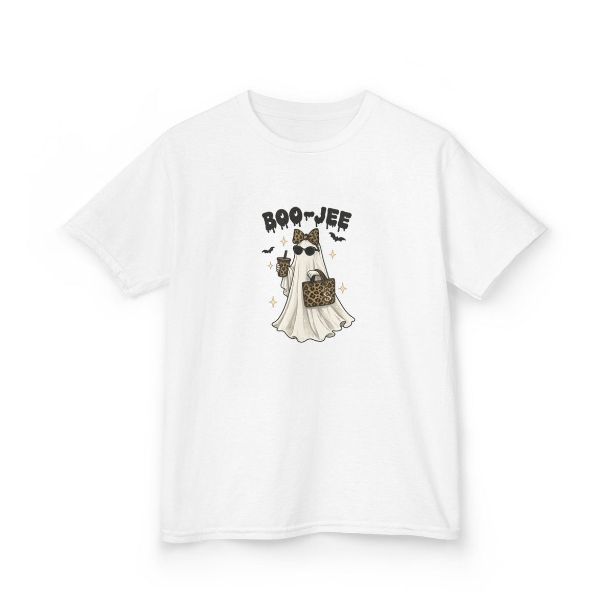 Kids Halloween 'Boo-Jee' Ghost Costume T‑Shirt — Cute Trick-or-Treat Tee