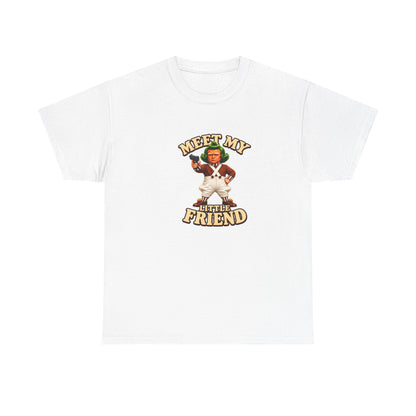 Meet My Little Friend T-Shirt — Retro Cute Character Tee