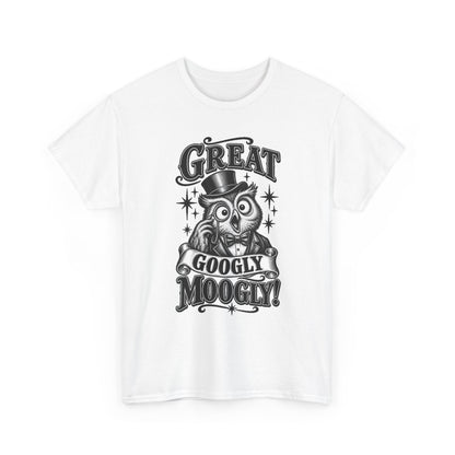 T-Shirt — Vintage Owl 'Great Googly Moogly!' Graphic Tee