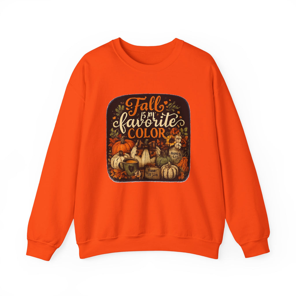Fall Is My Favorite Color Sweatshirt | Pumpkin Harvest Crewneck