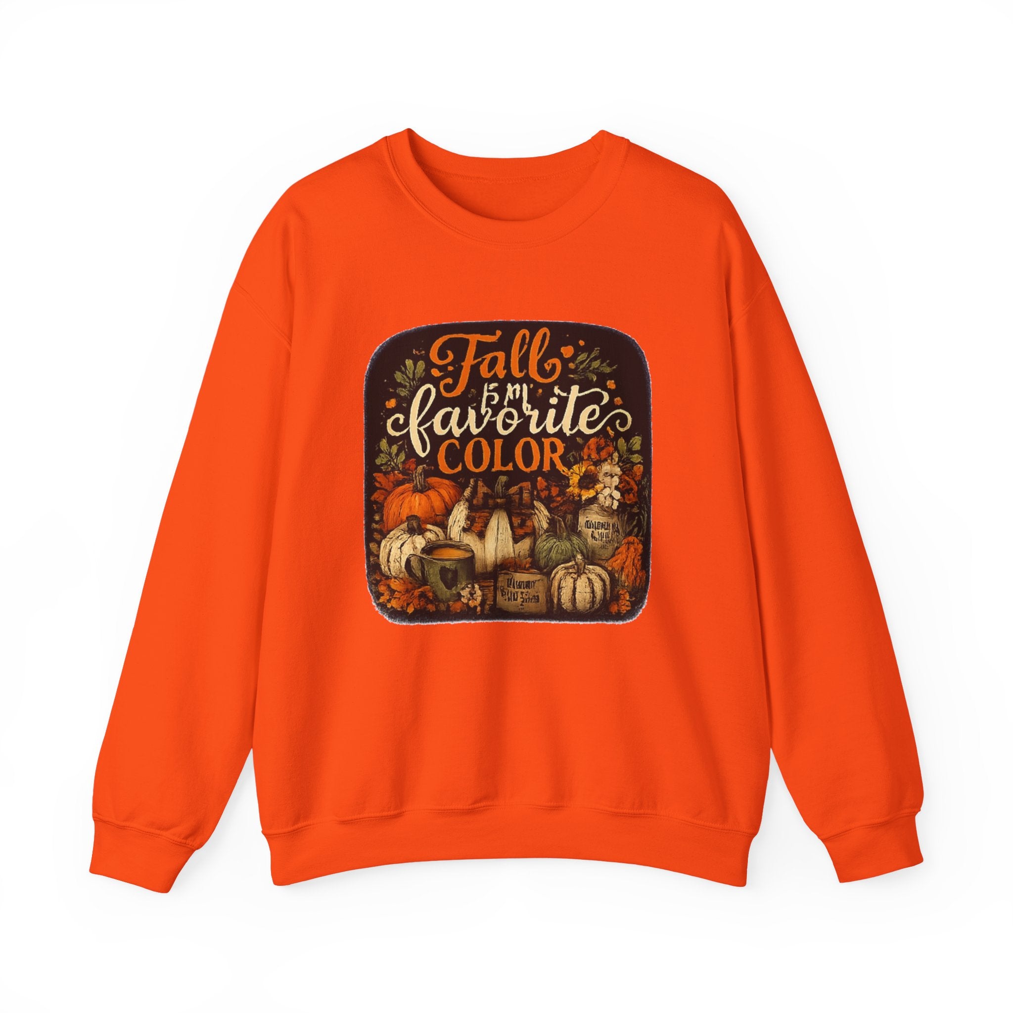 Fall Is My Favorite Color Sweatshirt | Pumpkin Harvest Crewneck
