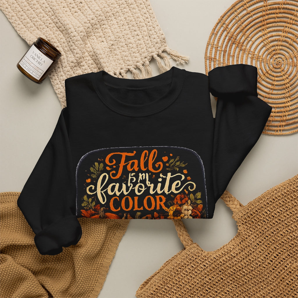 Fall Is My Favorite Color Sweatshirt | Pumpkin Harvest Crewneck