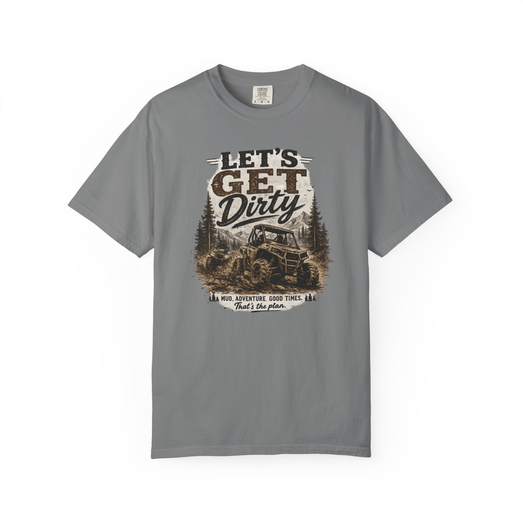 Let's Get Dirty Off-Road T-Shirt – Adventure Truck 4x4 Graphic Tee