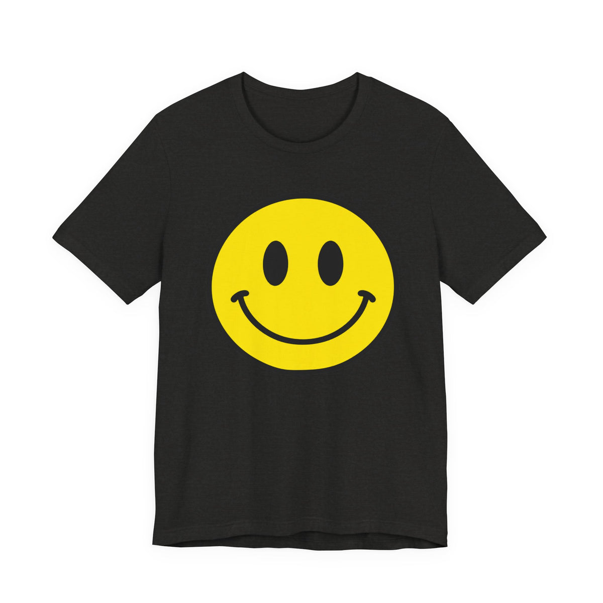 Smiley Face Graphic Tee — Retro Yellow Happy Face T‑Shirt