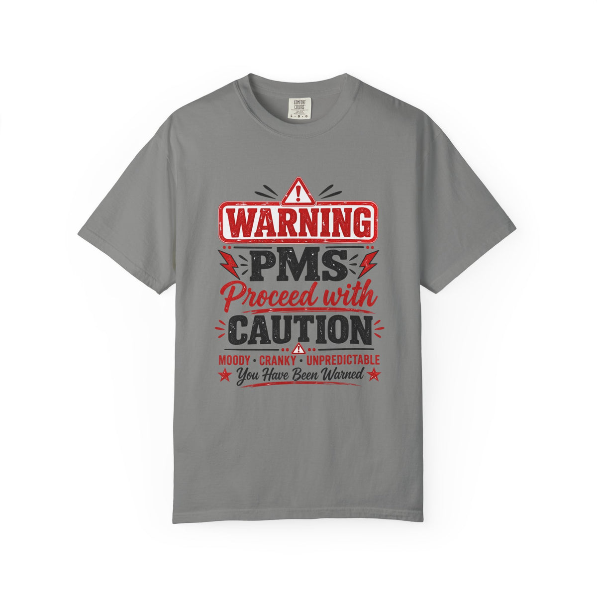 Warning PMS Proceed With Caution T-Shirt