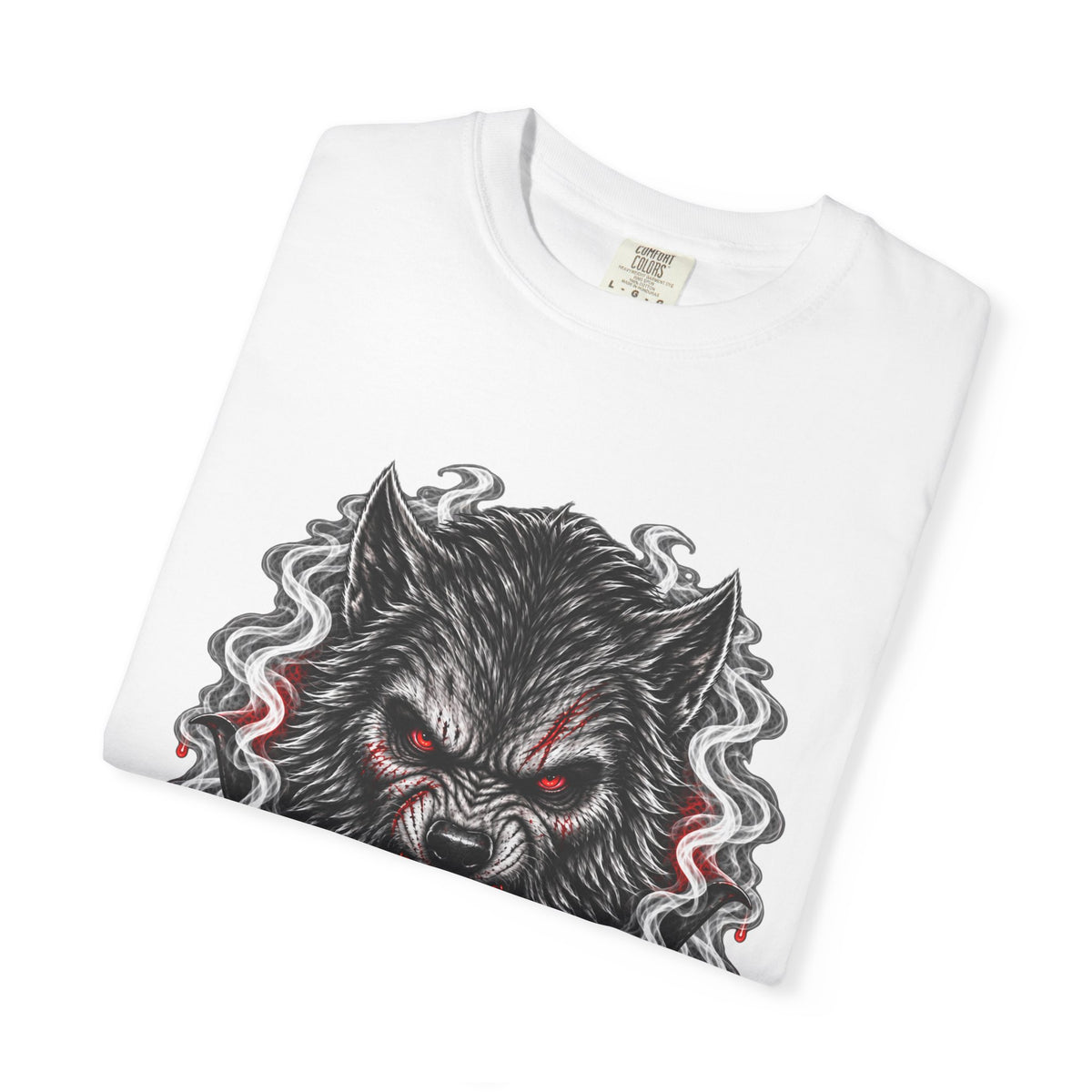 Wolf Head Graphic T-Shirt — Bloody Howl Horror Tee