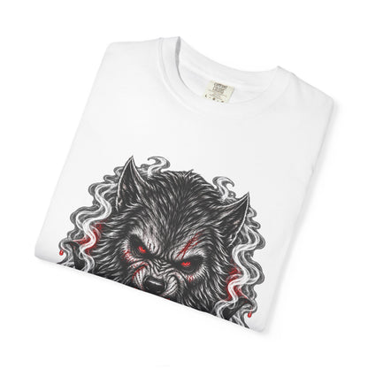 Wolf Head Graphic T-Shirt — Bloody Howl Horror Tee