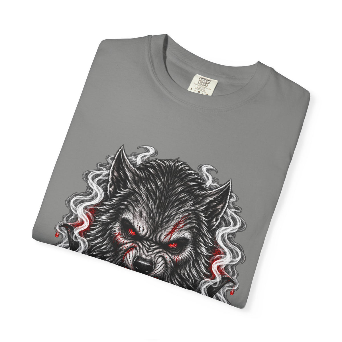 Wolf Head Graphic T-Shirt — Bloody Howl Horror Tee