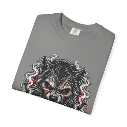 Wolf Head Graphic T-Shirt — Bloody Howl Horror Tee