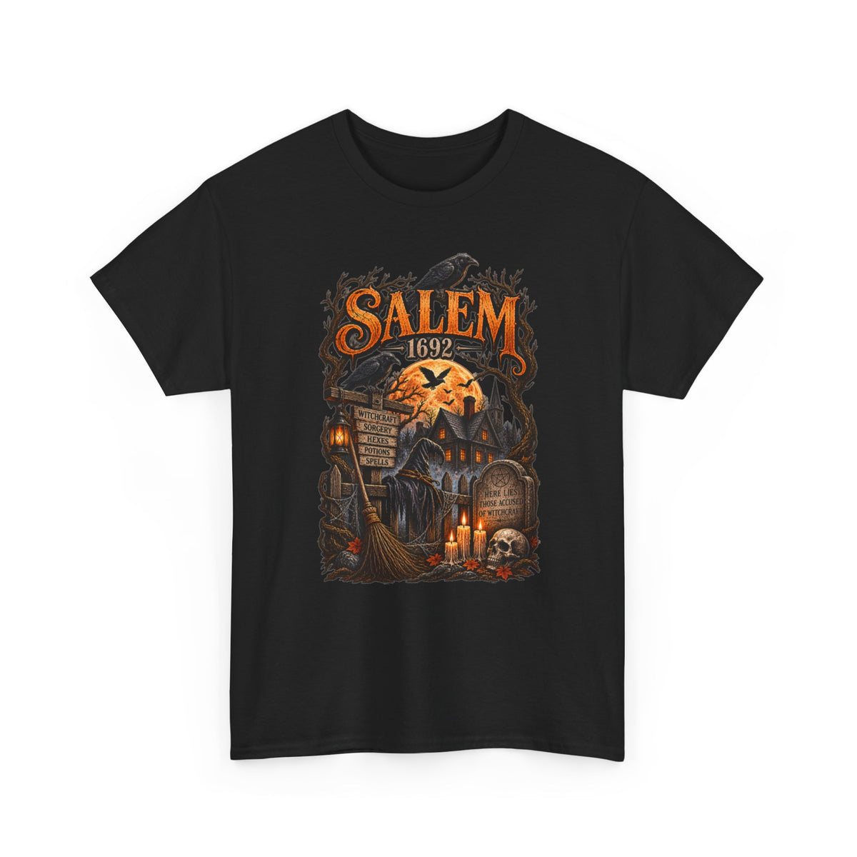 Salem Halloween Haunted House T‑Shirt