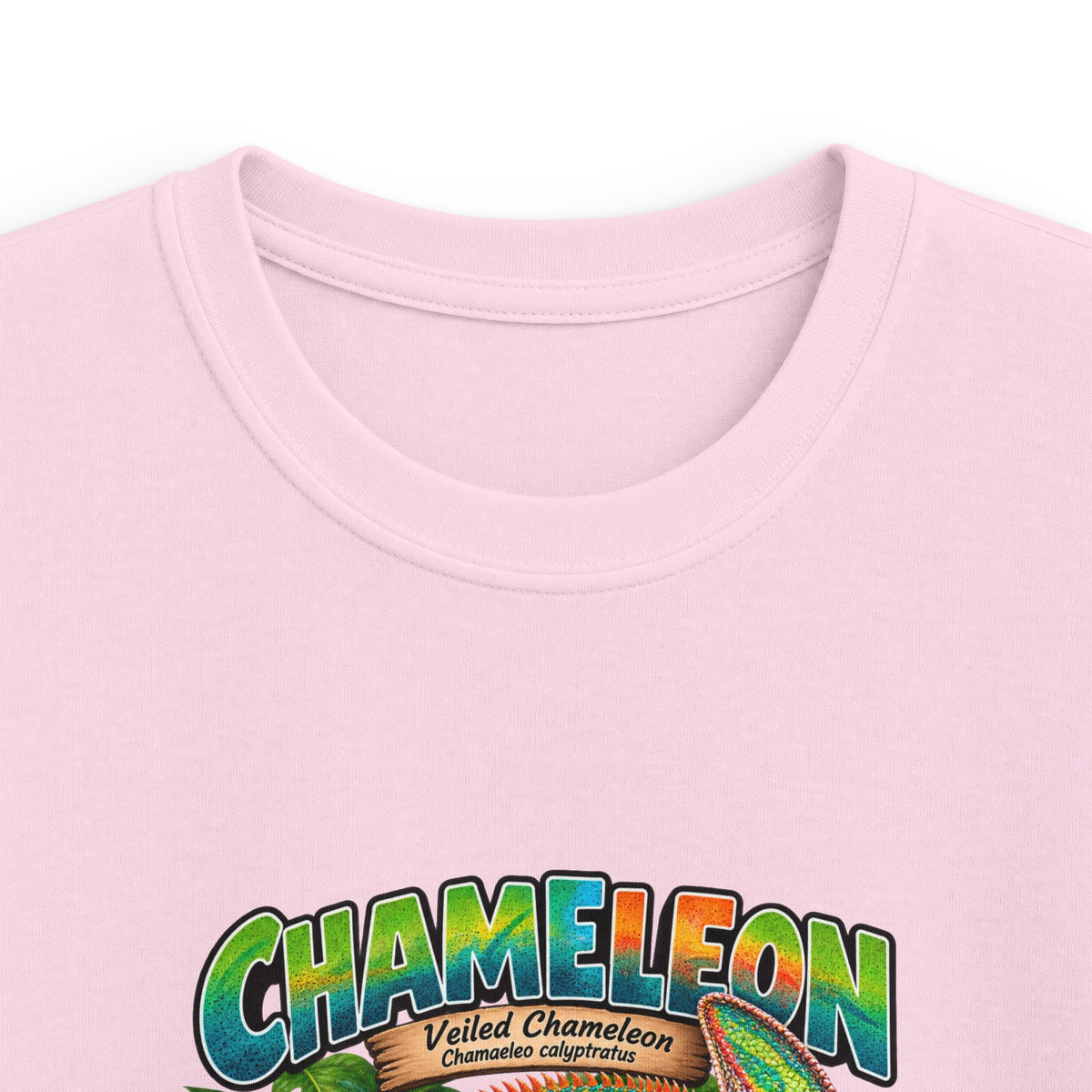 Kids Chameleon T‑Shirt — Colorful Tropical Reptile Graphic Tee