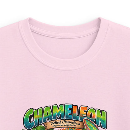 Kids Chameleon T‑Shirt — Colorful Tropical Reptile Graphic Tee