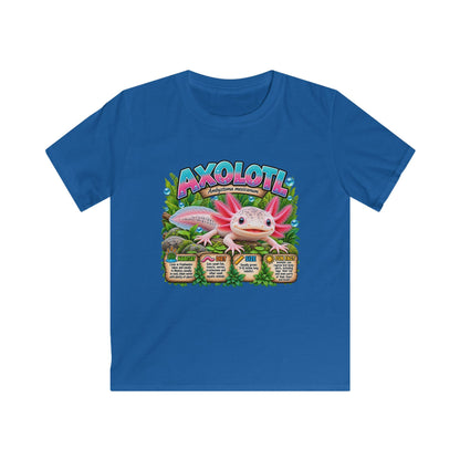 Kids Axolotl Tee — Cute Pink Axolotl Graphic Shirt for Children
