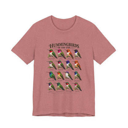 Hummingbirds of the USA Tee — Illustrated Guide T-Shirt