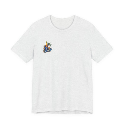 Dockside Sunset Tee — Tropical Marina Graphic T-Shirt