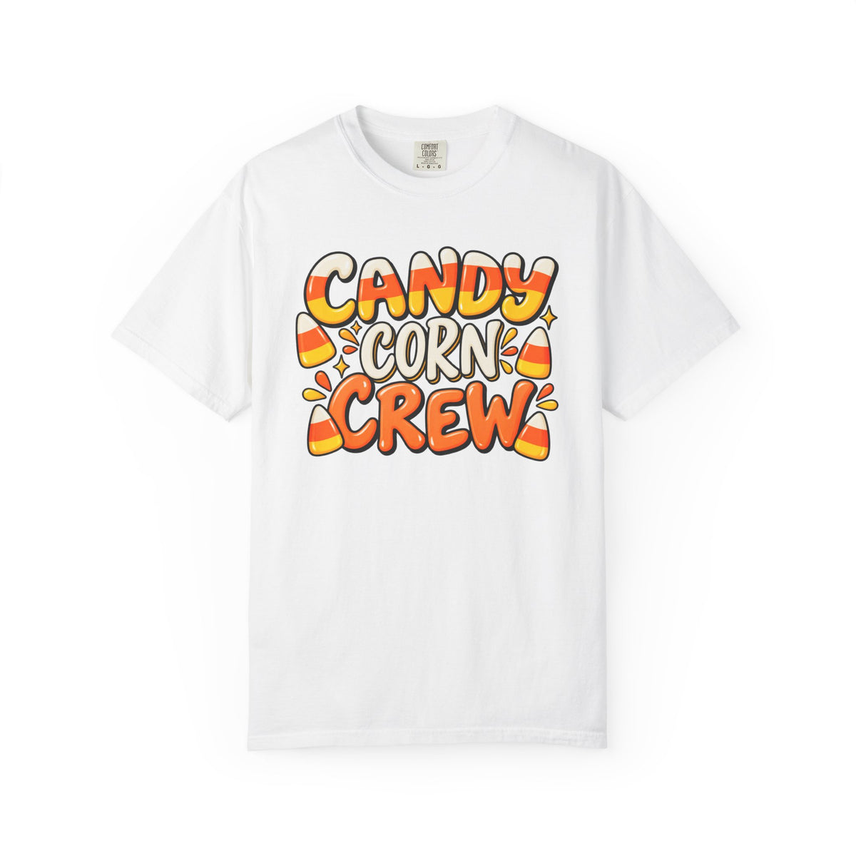 Candy Corn Crew T-Shirt — Cute Halloween Graphic Tee