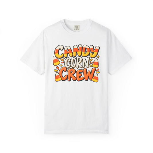Candy Corn Crew T-Shirt — Cute Halloween Graphic Tee