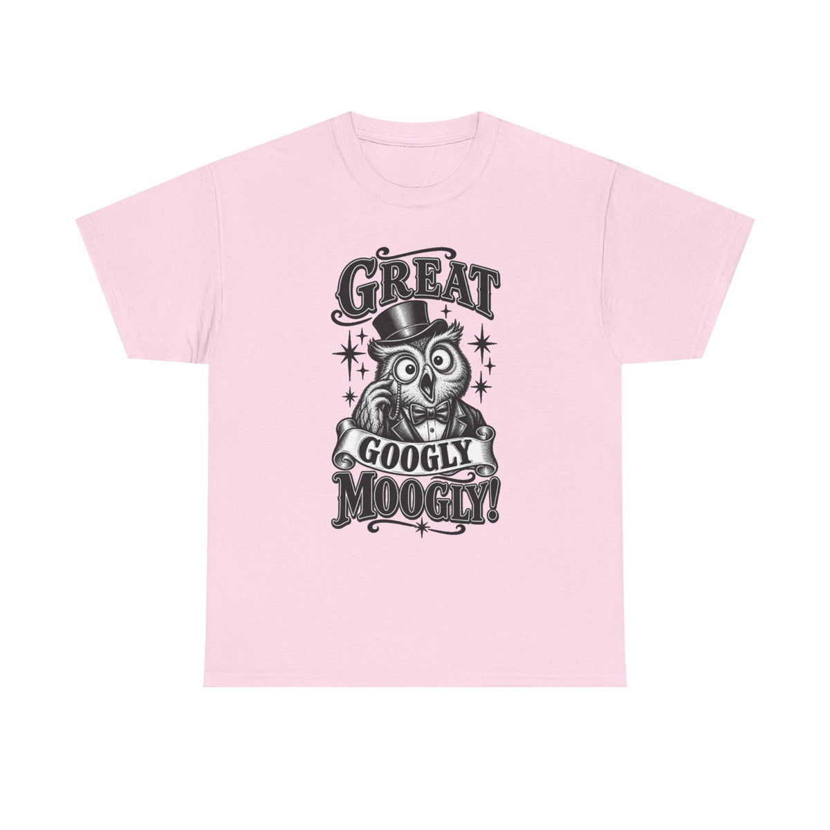 T-Shirt — Vintage Owl 'Great Googly Moogly!' Graphic Tee