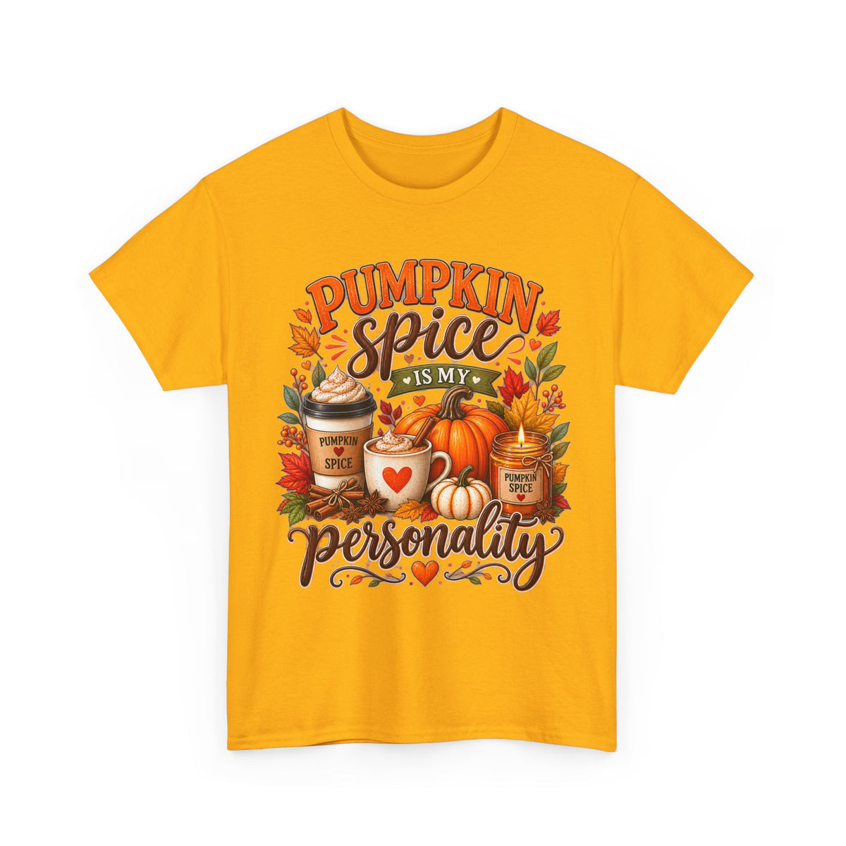 Pumpkin Spice Tee — "Pumpkin Spice Is My Personality" Fall T-Shirt
