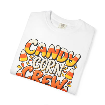 Candy Corn Crew T-Shirt — Cute Halloween Graphic Tee