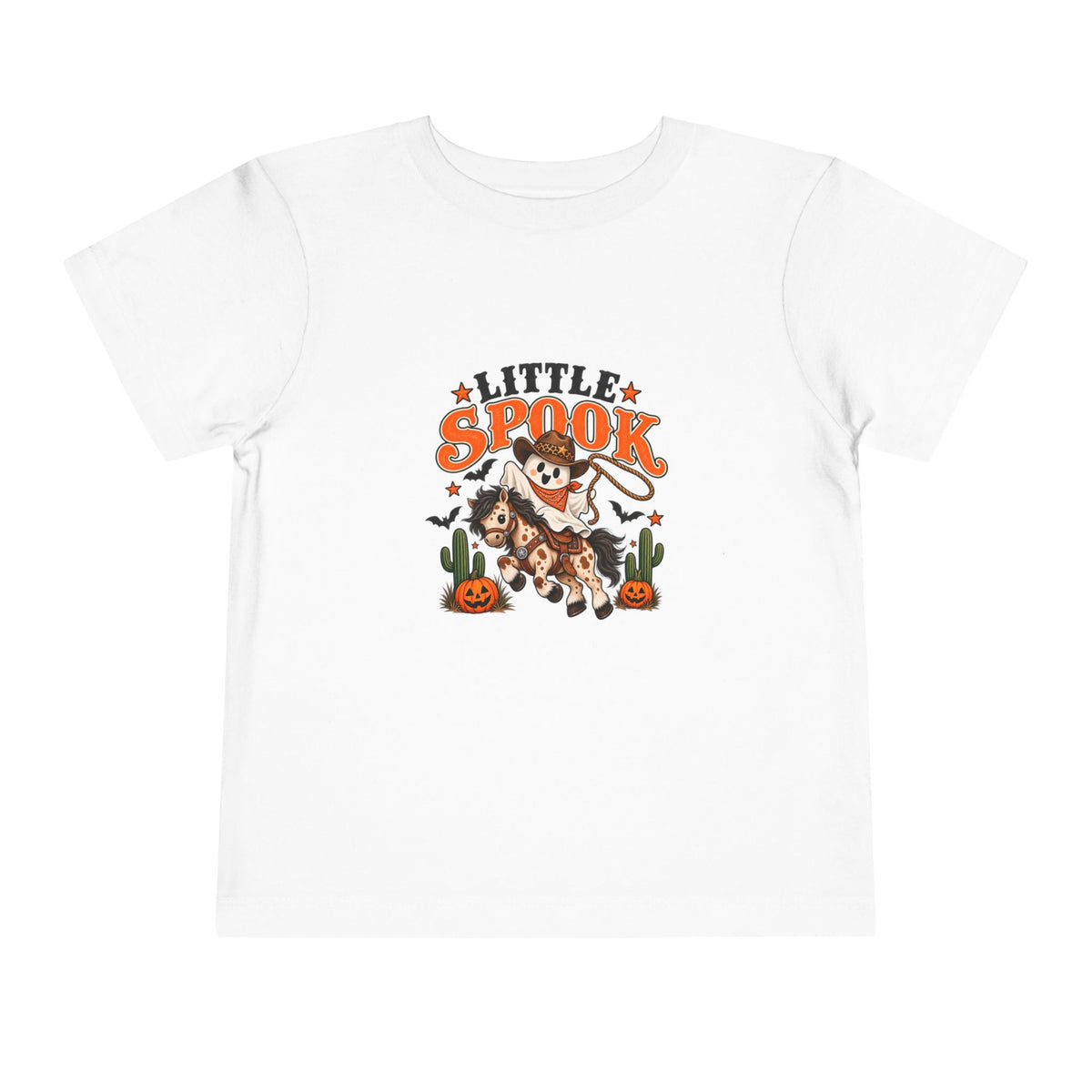 Toddler Tee — "Little Spook" Halloween Puppy Costume Shirt